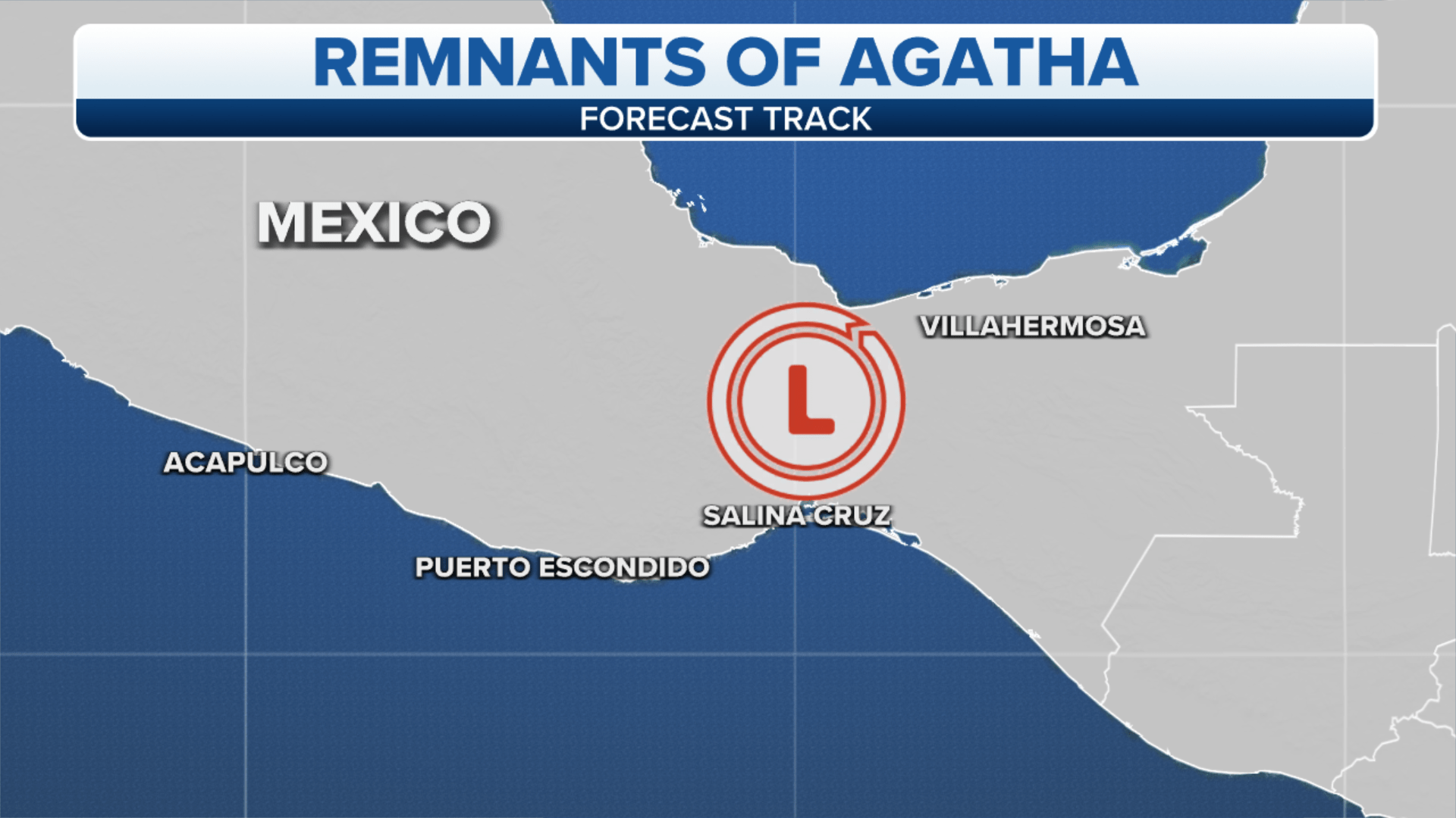 Hurricane Agatha forms in the Eastern Pacific; Landfall expected in southern Mexico on Monday